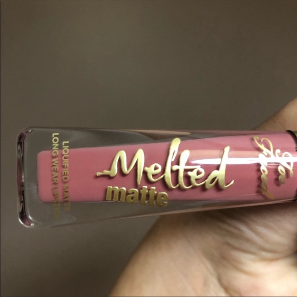 Too Faced High-Shine Sparkling Lip Gloss & Too Faced matte long wear lipstick - Picture 5 of 12